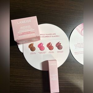 LANEIGE bundle - eye mask, serum and lip kit